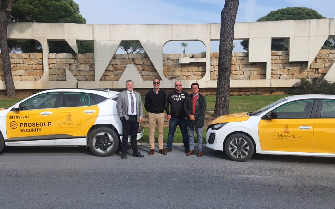 Vehículos eléctricos de Prosegur en La Monacilla